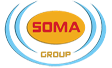 Soma Group Logo white bkd